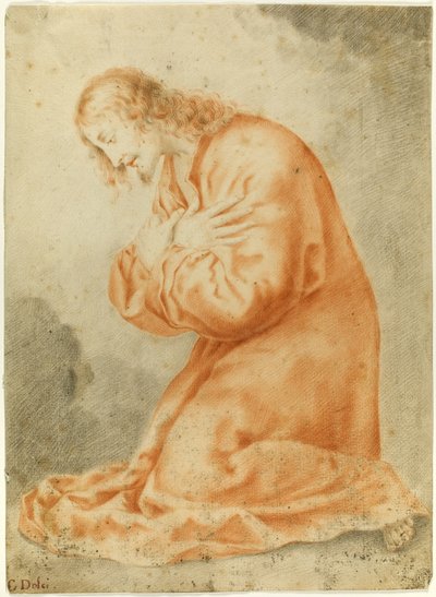Le Christ à genoux - Carlo Dolci