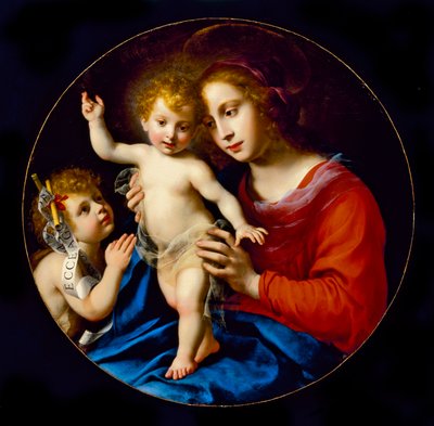 Madone et Enfant avec Saint Jean-Baptiste - Carlo Dolci