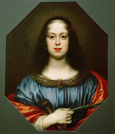 Portrait de Vittoria della Rovere 1622-1694 en Sainte Catherine, années 1640 - Carlo Dolci