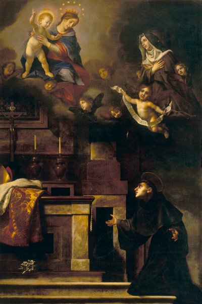 Saint Louis de Toulouse et la Vierge - Carlo Dolci