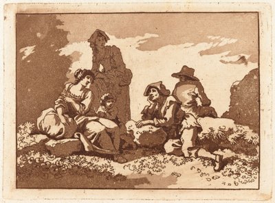Famille au repos - Carlo Labruzzi
