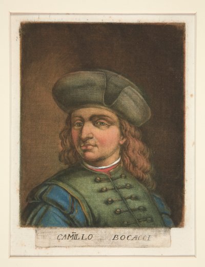 Camillo Bocacci, de Ritratti di pittori (Portraits de peintres) - Carlo Lasinio