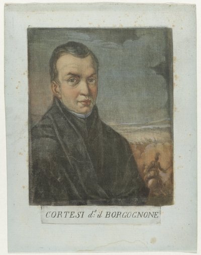 Portrait du peintre Jacques Courtois - Carlo Lasinio