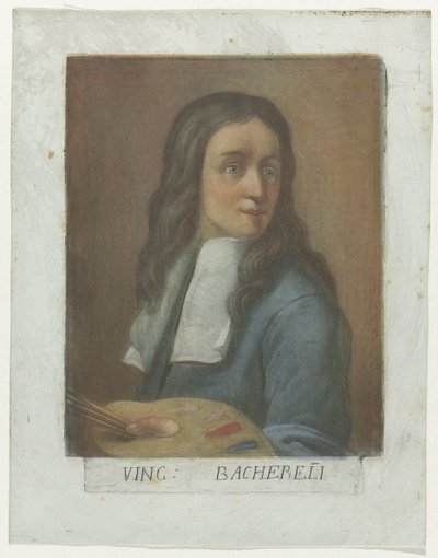 Portrait du peintre Vincenzo Bachereli - Carlo Lasinio