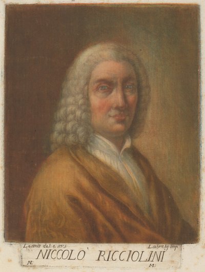 Niccolo Ricciolini - Carlo Lasinio, after Nicolò Ricciolini