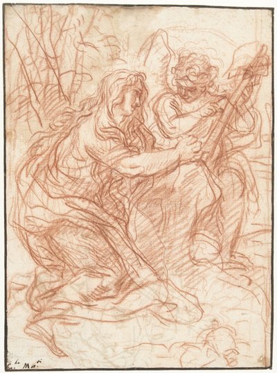 Marie Madeleine adorant la Croix - Carlo Maratta