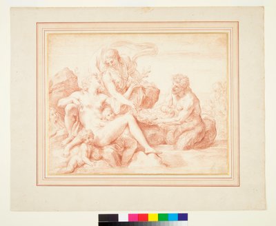 Un triton apportant des cadeaux à Vénus - Carlo Maratta or Maratti