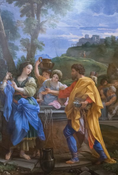 Rebecca et Éliézer au puits - Carlo Maratta or Maratti