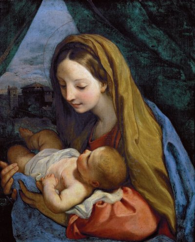 Vierge et enfant - Carlo Maratta or Maratti