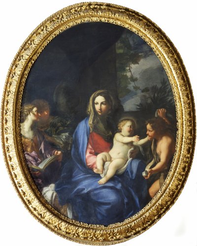 Vierge avec Enfant et Saint Jean - Carlo Maratta or Maratti