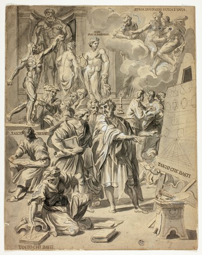 Scène allégorique dans l