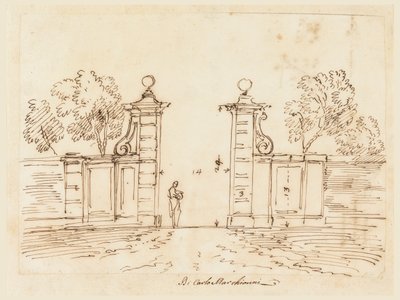 Conception pour une porte de villa - Carlo Marchionni