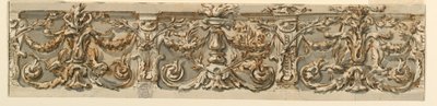 Dessin, projet de frise, vers 1770 - Carlo Marchionni