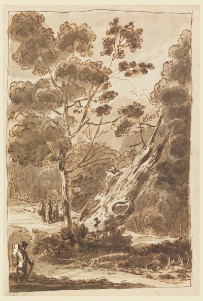 Figure dans la forêt - Carlo Marchionni