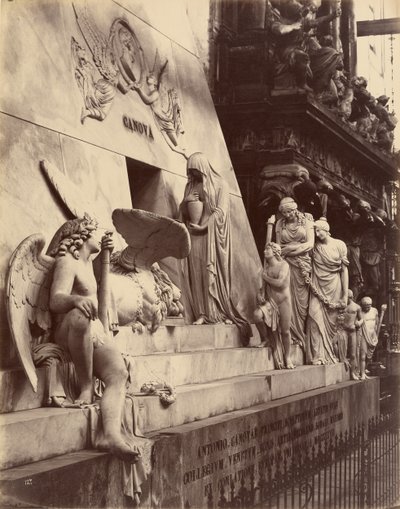 Monument à Canova, église des Frari, Venise - Carlo Naya