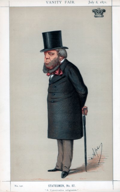 Un religieux conservateur, 1871 - Carlo Pellegrini