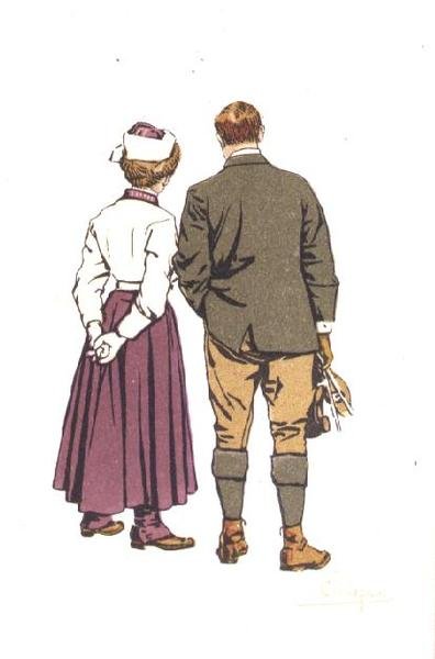 Un couple pensif - Carlo Pellegrini