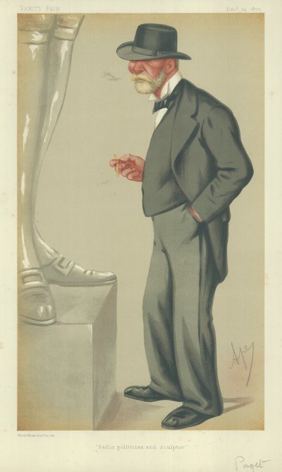 Amiral Le Très Honorable Lord Clarence Paget - Carlo Pellegrini