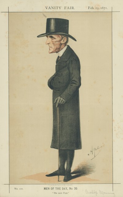 Archevêque H E Manning - Carlo Pellegrini