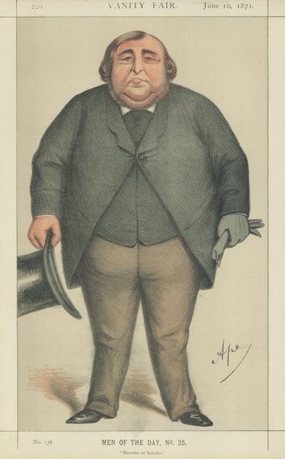 Arthur Orton, prétendant être Sir Roger Tichborne - Carlo Pellegrini