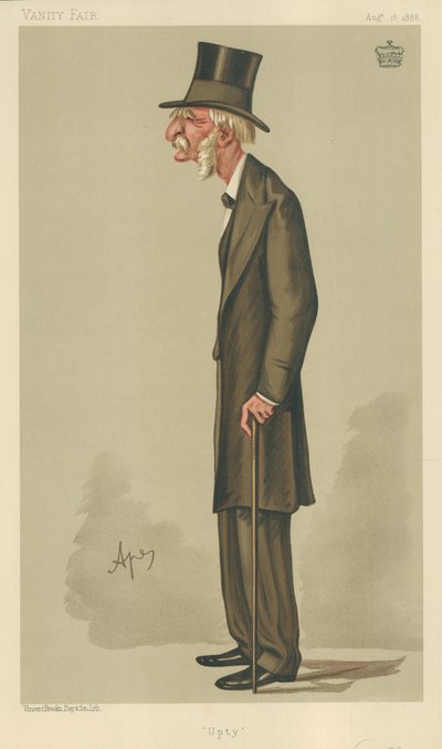 Général Vicomte Templetown, Upty, 18 août 1888, caricature de Vanity Fair - Carlo Pellegrini