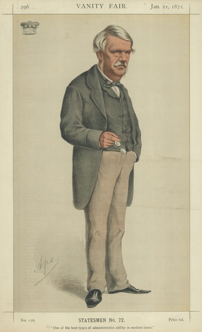 Lord John Lawrence (lithographie en couleur) - Carlo Pellegrini