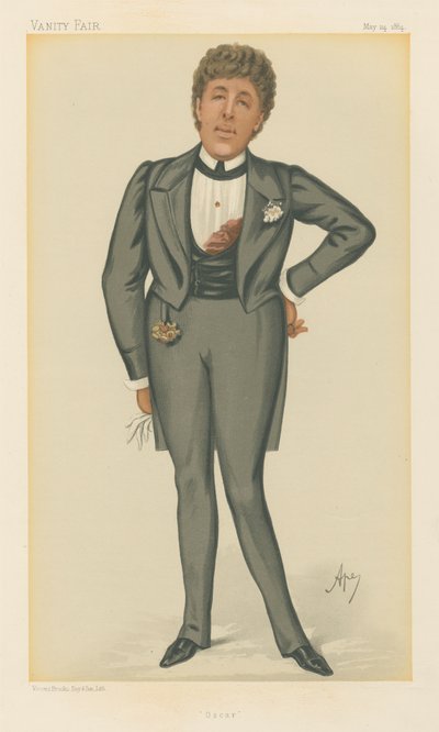 Oscar, Oscar Wilde (série Vanity Fair) - Carlo Pellegrini