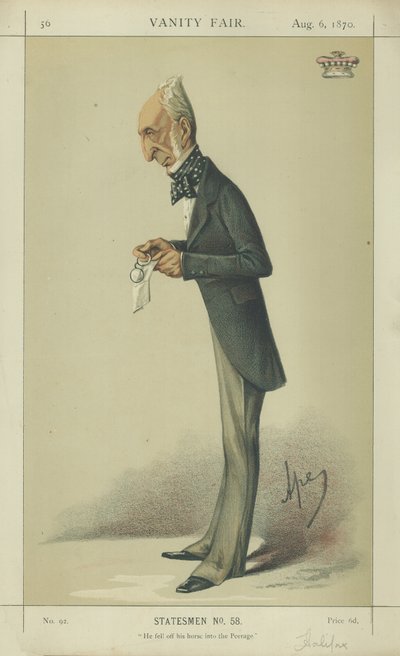 Sir Charles Wood, Lord Halifax - Carlo Pellegrini