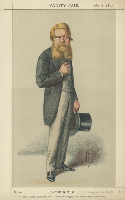 Sir Stafford Northcote - Carlo Pellegrini