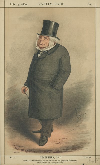 Le très honorable John Bright - Carlo Pellegrini