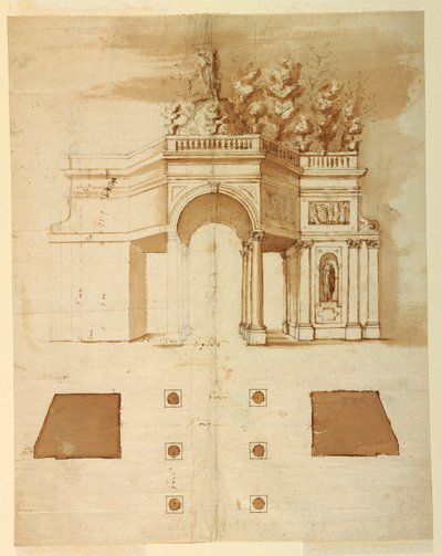 Conception pour une loggia - Carlo Rainaldi