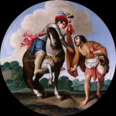 Saint Martin et un mendiant, vers 1608-1610 - Carlo Saraceni