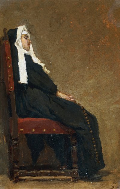 Nonne, par Carlo Stragliati (1869-1925) - Carlo Stragliati