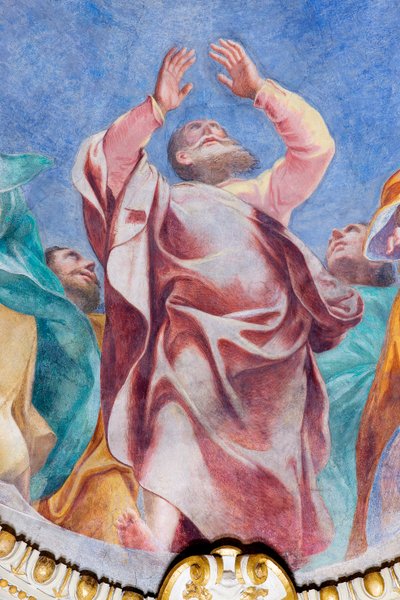 Descente du Saint-Esprit sur les Douze Apôtres (détail), c.1575 - Carlo Urbino