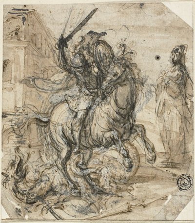 Saint Georges et le Dragon - Carlo Urbino