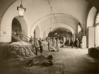 Intérieur du dépôt militaire de cuir, pendant la Grande Guerre - Carlo Wulz