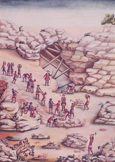 Extraction de diamants au Brésil - Carlos Juliao