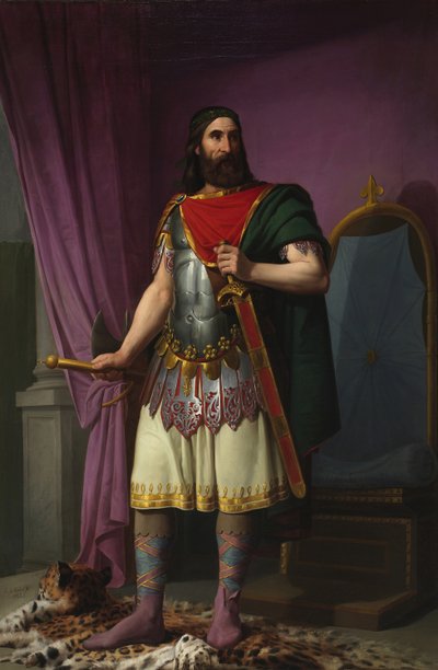 Egica, roi wisigoth, 1853 - Carlos María Esquivel y Rivas