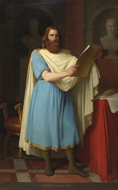 Portrait du roi wisigoth Alaric II - Carlos Maria Esquivel