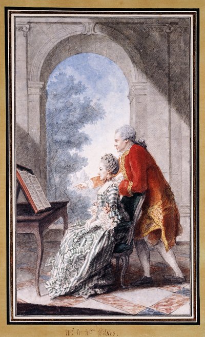 John Wilkes et Miss Gertrude Carmontelle - Carmontelle