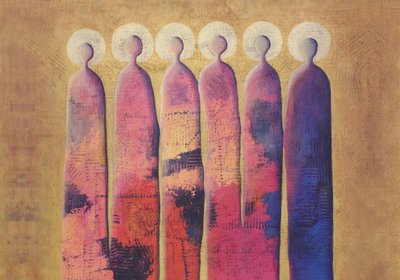 Des personnages auréolés de couleurs - Carolina Gårdheim