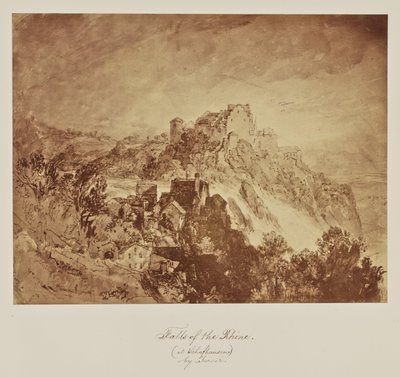 Chutes du Rhin. (à Schafhausen) par Turner. - Caroline Bertolacci