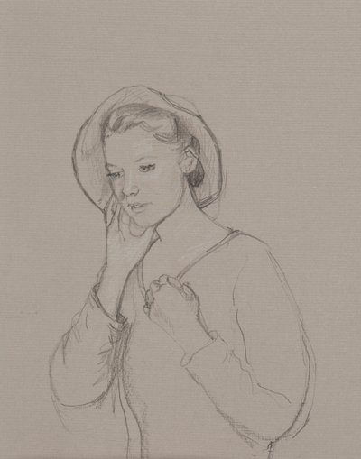 Étude pour Elizabeth Bennet, 2011 - Caroline Hervey Bathurst