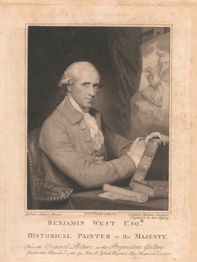 Benjamin West, Esqr., Peintre Historique de Sa Majesté - Caroline Watson
