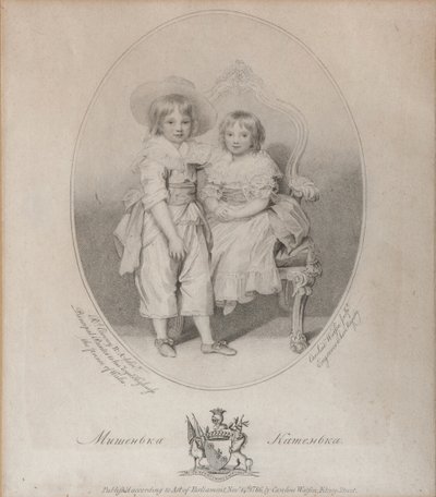 Portrait du comte Mikhaïl Semionovitch Vorontsov et de la comtesse Ekaterina Semionovna Vorontsova - Caroline Watson