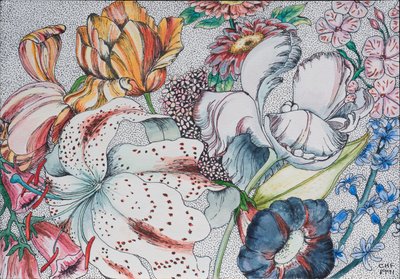 Fleurs en désordre, 1991 - Carolyn Hubbard Ford
