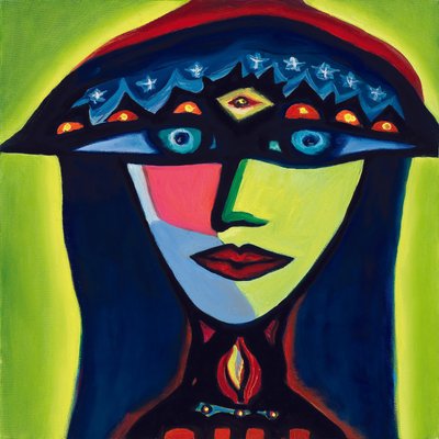 Isabella, la gitane polonaise, 2007 (huile sur toile) - Carolyn Mary Kleefeld