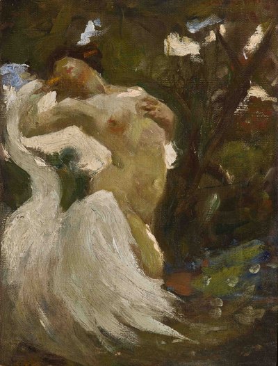 Léda et le cygne - Casimiro Jodi