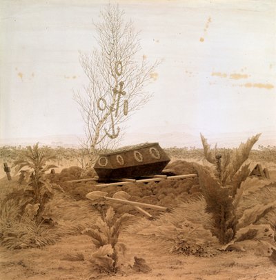 Au bord de la tombe, années 1830 - Caspar David Friedrich