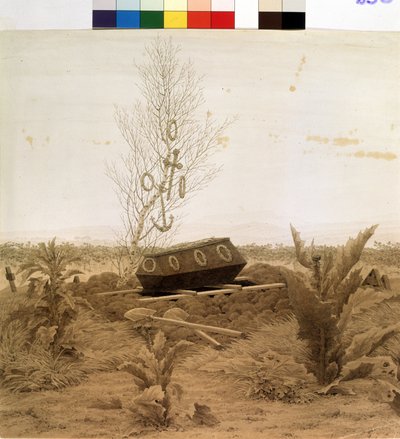 Au bord de la tombe - Caspar David Friedrich